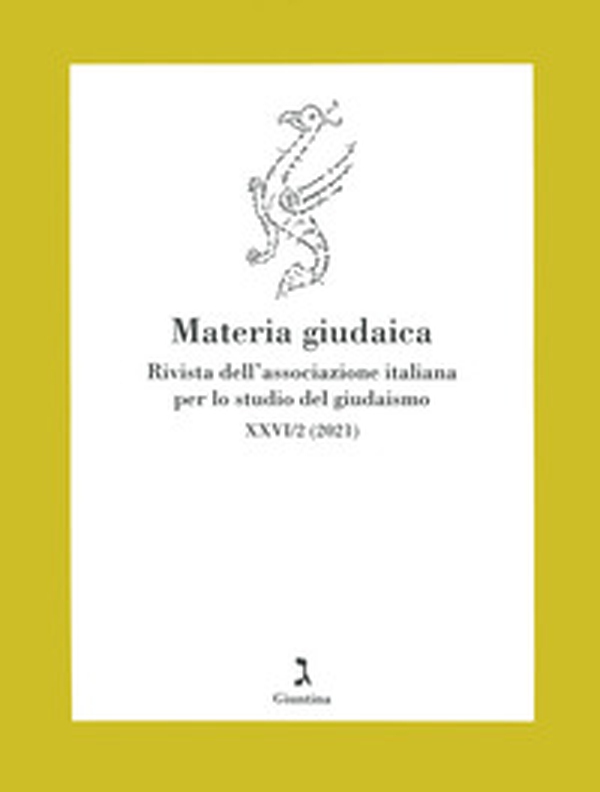 Materia giudaica. Rivista dell'Associazione italiana per lo studio del giudaismo - Librerie.coop Materia giudaica. Rivista dell'Associazione italiana per lo studio del giudaismo - Librerie.coop