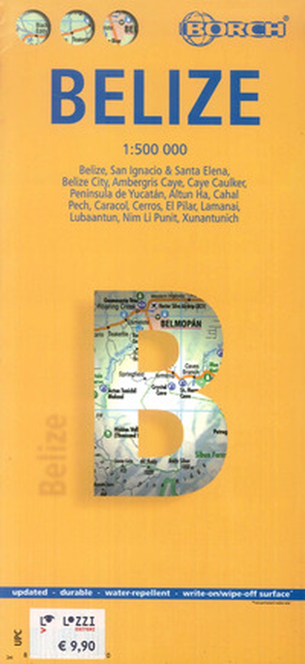 Belize. Map 1:500.000 - Librerie.coop Belize. Map 1:500.000 - Librerie.coop