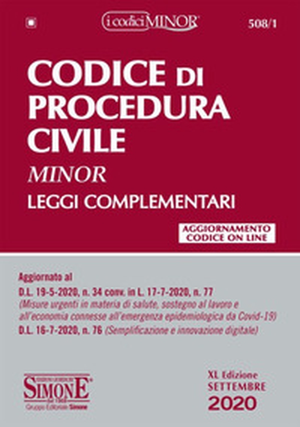 Codice di procedura civile. Leggi complementari. Ediz. minor - Librerie.coop Codice di procedura civile. Leggi complementari. Ediz. minor - Librerie.coop