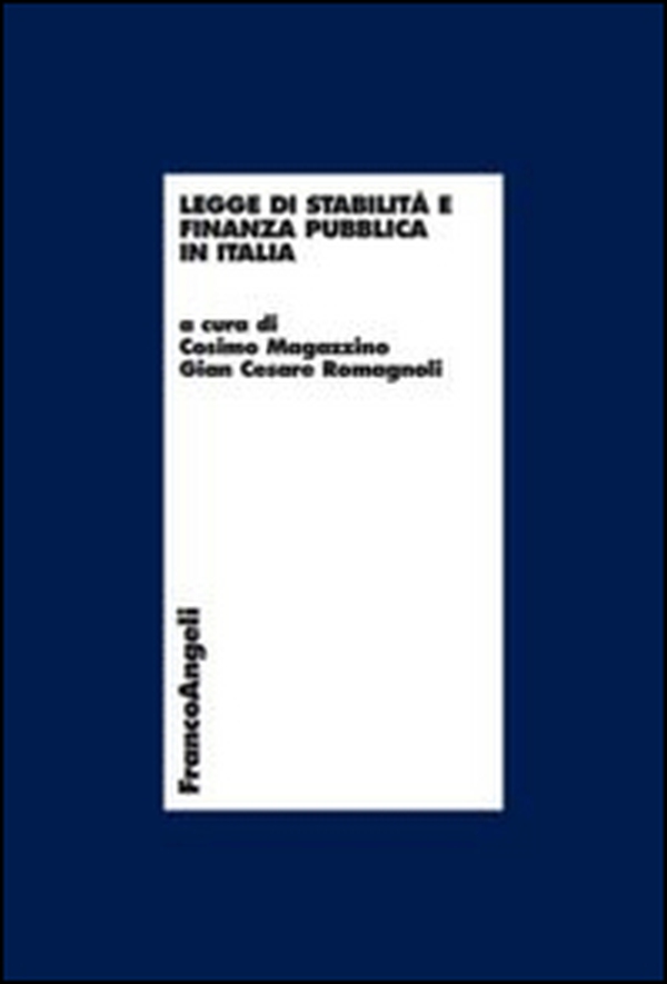 Legge di stabilità e finanza pubblica in Italia - Librerie.coop Legge di stabilità e finanza pubblica in Italia - Librerie.coop