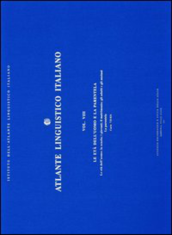 Atlante linguistico italiano - Vol. 8 - Librerie.coop Atlante linguistico italiano - Vol. 8 - Librerie.coop