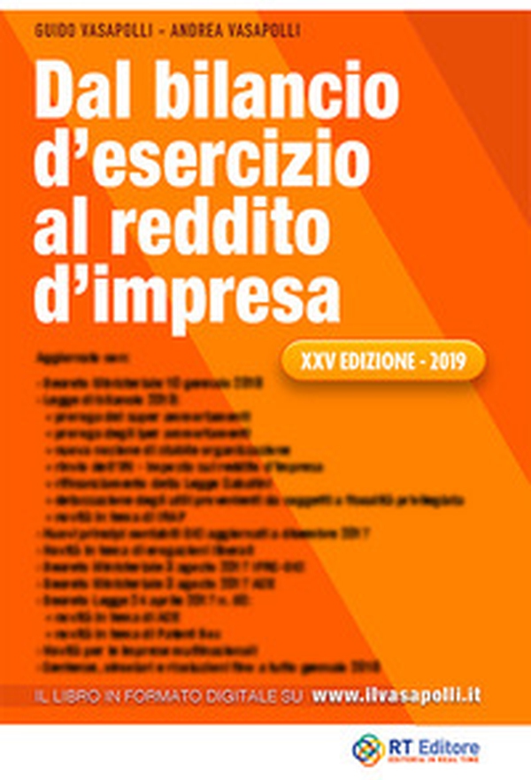Dal bilancio d'esercizio al reddito d'impresa - Librerie.coop Dal bilancio d'esercizio al reddito d'impresa - Librerie.coop