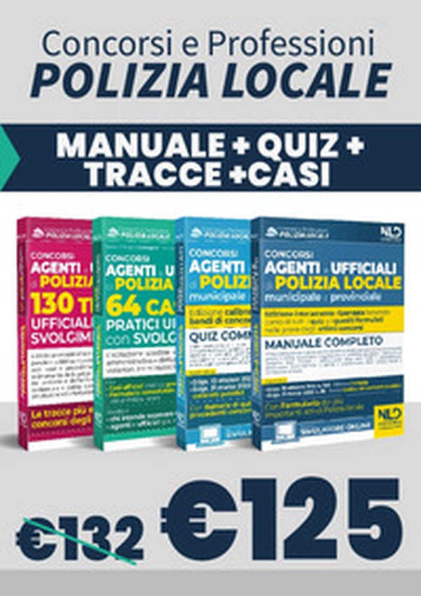 Concorso agenti e ufficiali di Polizia locale municipale e provinciale. Manuale completo-Quiz commentati-64 casi pratici ufficiali con svolgimento-130 tracce ufficiali con svolgimento - Librerie.coop Concorso agenti e ufficiali di Polizia locale municipale e provinciale. Manuale completo-Quiz commentati-64 casi pratici ufficiali con svolgimento-130 tracce ufficiali con svolgimento - Librerie.coop