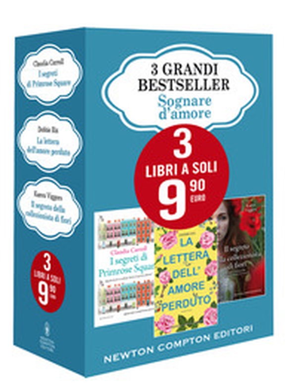 3 grandi bestseller. Sognare d'amore: I segreti di Primrose Square-La lettera dell'amore perduto-Il segreto della collezionista di fiori - Librerie.coop 3 grandi bestseller. Sognare d'amore: I segreti di Primrose Square-La lettera dell'amore perduto-Il segreto della collezionista di fiori - Librerie.coop