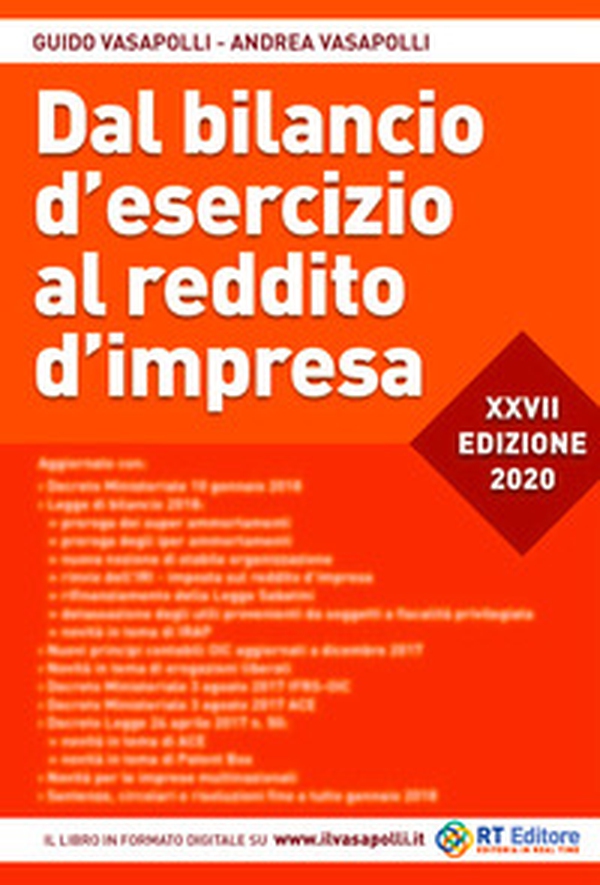 Dal bilancio d'esercizio al reddito d'impresa - Librerie.coop Dal bilancio d'esercizio al reddito d'impresa - Librerie.coop