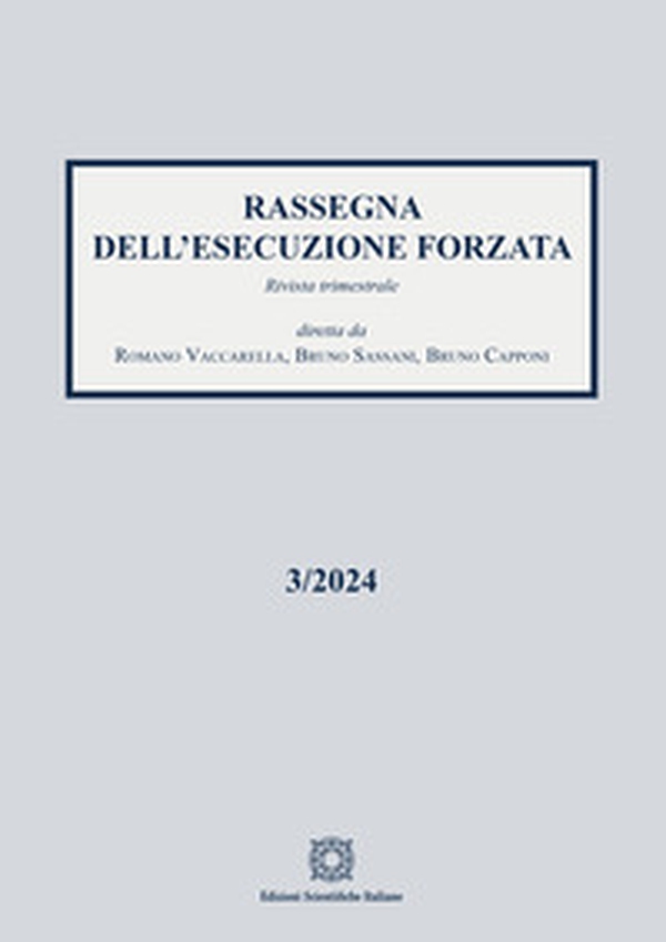 Rassegna dell'esecuzione forzata - Vol. 3 - Librerie.coop Rassegna dell'esecuzione forzata - Vol. 3 - Librerie.coop
