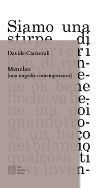 Menelao (una tragedia contemporanea) - Librerie.coop