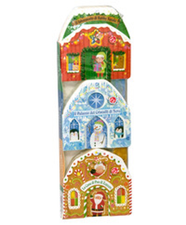 Le mie casette di Natale: La Casa di Pan di Zenzero-Il Laboratorio di Babbo Natale-Il Palazzo dei Cristalli di Neve - Librerie.coop Le mie casette di Natale: La Casa di Pan di Zenzero-Il Laboratorio di Babbo Natale-Il Palazzo dei Cristalli di Neve - Librerie.coop