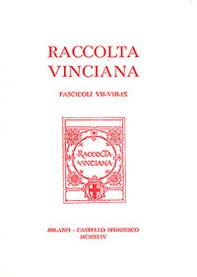 Raccolta Vinciana voll. 7-8-9 - Librerie.coop