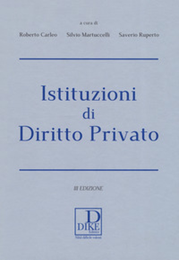 Istituzioni di diritto privato - Librerie.coop Istituzioni di diritto privato - Librerie.coop