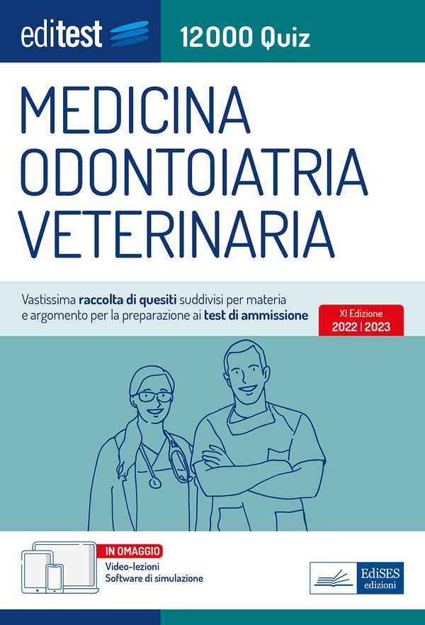 Test Medicina 2022: raccolta di 12.000 quiz. Con video-lezioni e simulatore in omaggio. Valido anche per Odontoiatria e Veterinaria - Librerie.coop Test Medicina 2022: raccolta di 12.000 quiz. Con video-lezioni e simulatore in omaggio. Valido anche per Odontoiatria e Veterinaria - Librerie.coop