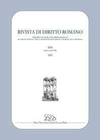 Rivista di diritto romano. Nuova Serie - Vol. 22 - Librerie.coop