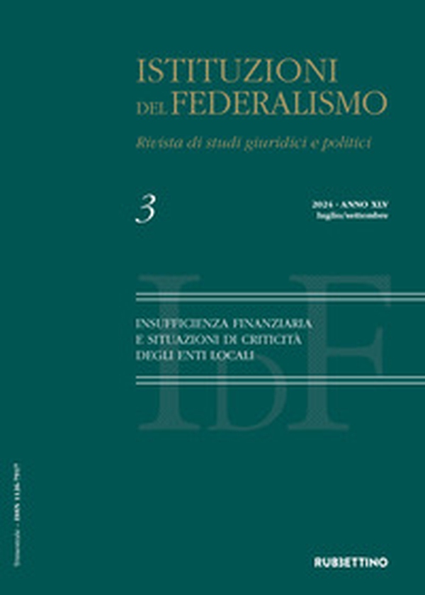 Istituzioni del federalismo. Rivista di studi giuridici e politici - Vol. 3 - Librerie.coop Istituzioni del federalismo. Rivista di studi giuridici e politici - Vol. 3 - Librerie.coop