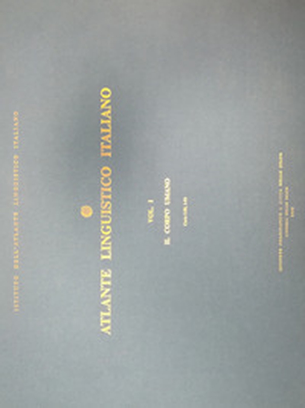 Atlante Linguistico Italiano - Vol. 9 - Librerie.coop Atlante Linguistico Italiano - Vol. 9 - Librerie.coop
