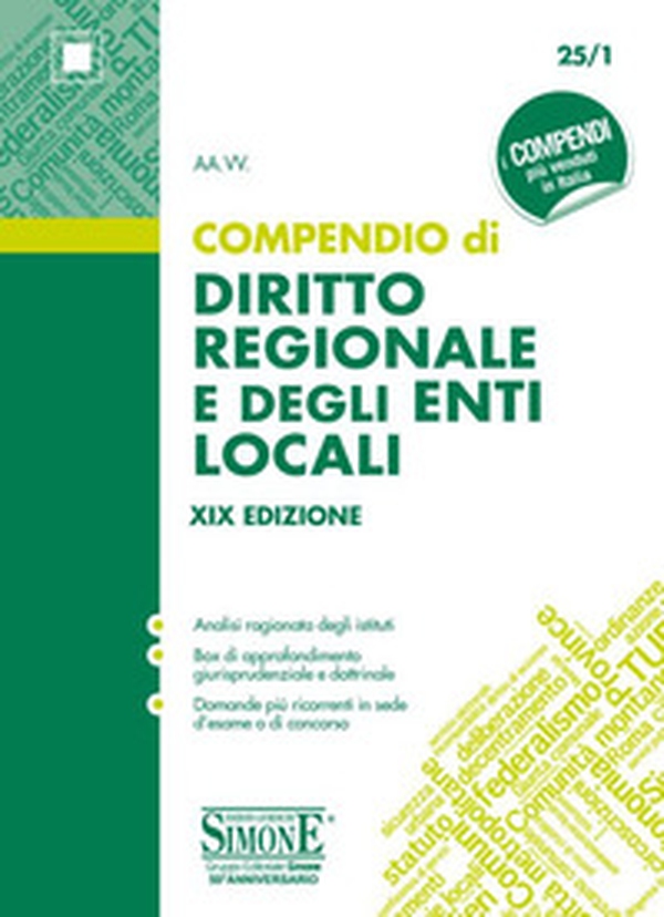 Compendio di diritto regionale e degli enti locali - Librerie.coop Compendio di diritto regionale e degli enti locali - Librerie.coop
