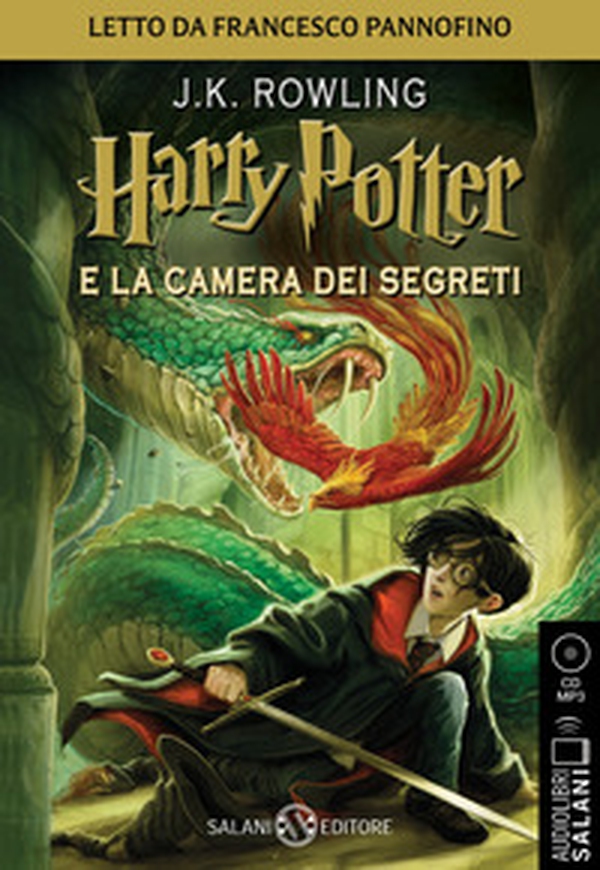 Harry Potter e la camera dei segreti letto da Francesco Pannofino. Audiolibro. CD Audio formato MP3 - Vol. 2 - Librerie.coop Harry Potter e la camera dei segreti letto da Francesco Pannofino. Audiolibro. CD Audio formato MP3 - Vol. 2 - Librerie.coop