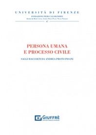 Persona umana e processo civile - Librerie.coop