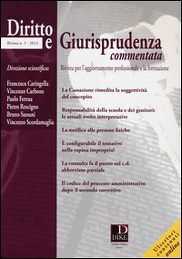 Diritto e giurisprudenza commentata - Vol. 1 - Librerie.coop Diritto e giurisprudenza commentata - Vol. 1 - Librerie.coop