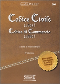 Codice civile (1865). Codice di commercio (1882) - Librerie.coop