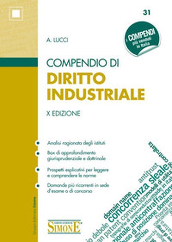 Compendio di diritto industriale - Librerie.coop Compendio di diritto industriale - Librerie.coop
