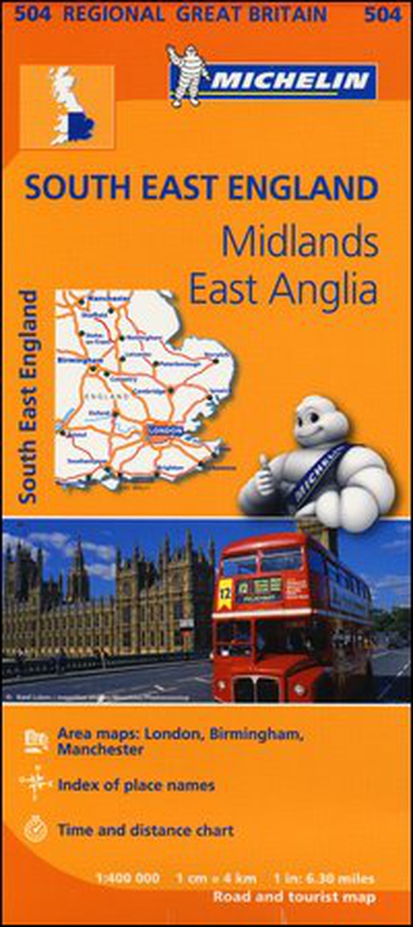 South East England, Midlands, East Anglia 1:400.000 - Librerie.coop South East England, Midlands, East Anglia 1:400.000 - Librerie.coop