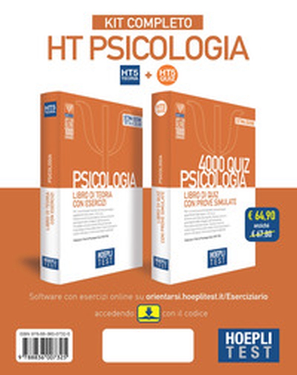 Hoepli test. Psicologia. Kit completo: Libro di teoria con esercizi-4000 quiz con prove simulate - Librerie.coop Hoepli test. Psicologia. Kit completo: Libro di teoria con esercizi-4000 quiz con prove simulate - Librerie.coop