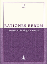 Rationes rerum. Rivista di filologia e storia - Vol. 17 - Librerie.coop