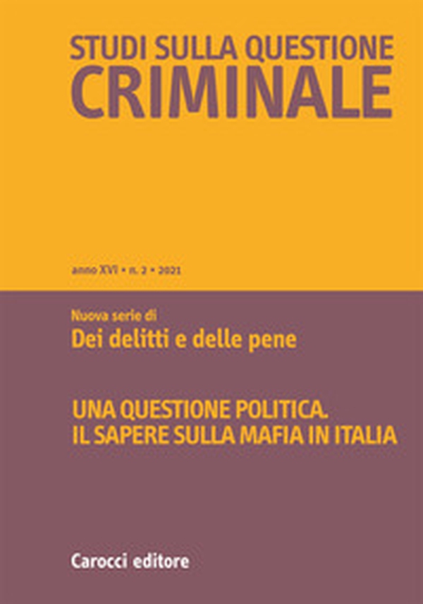 Studi sulla questione criminale - Librerie.coop Studi sulla questione criminale - Librerie.coop