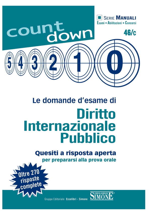 Le domande d'esame di Diritto Internazionale Pubblico - Librerie.coop Le domande d'esame di Diritto Internazionale Pubblico - Librerie.coop