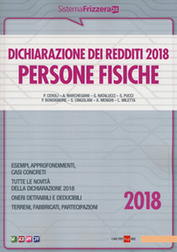 Dichiarazione dei redditi 2018. Persone fisiche - Librerie.coop Dichiarazione dei redditi 2018. Persone fisiche - Librerie.coop