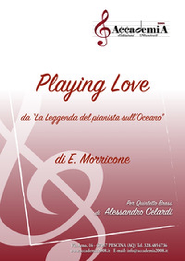 Playing love da «La leggenda del pianista sull'oceano» di Ennio Morricone - Librerie.coop Playing love da «La leggenda del pianista sull'oceano» di Ennio Morricone - Librerie.coop