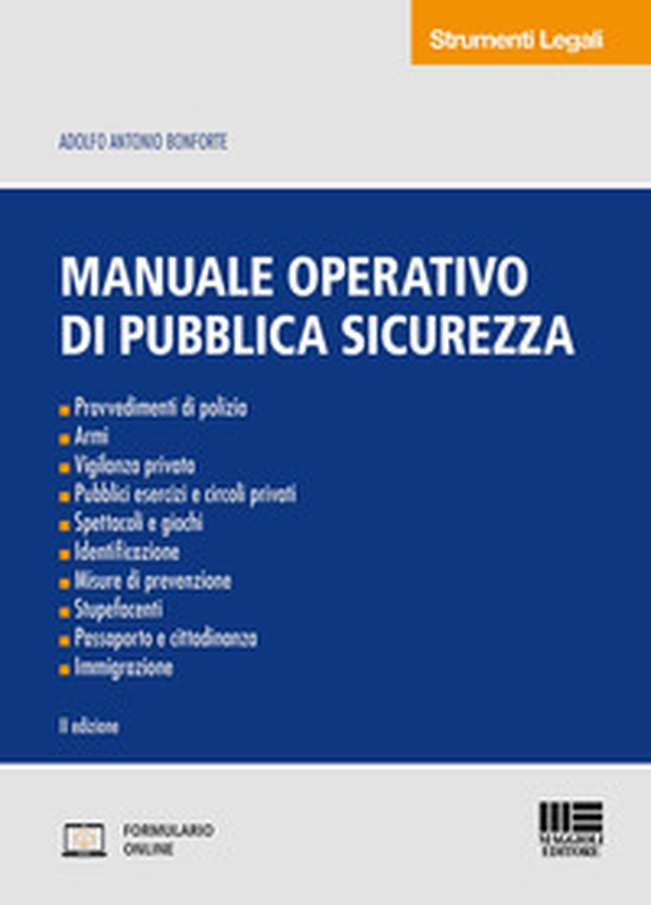 Manuale operativo di pubblica sicurezza - Librerie.coop Manuale operativo di pubblica sicurezza - Librerie.coop