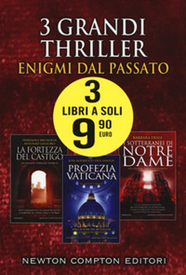 3 grandi thriller. Enigmi dal passato: La fortezza del castigo-Profezia vaticana-I sotterranei di Notre-Dame - Librerie.coop 3 grandi thriller. Enigmi dal passato: La fortezza del castigo-Profezia vaticana-I sotterranei di Notre-Dame - Librerie.coop
