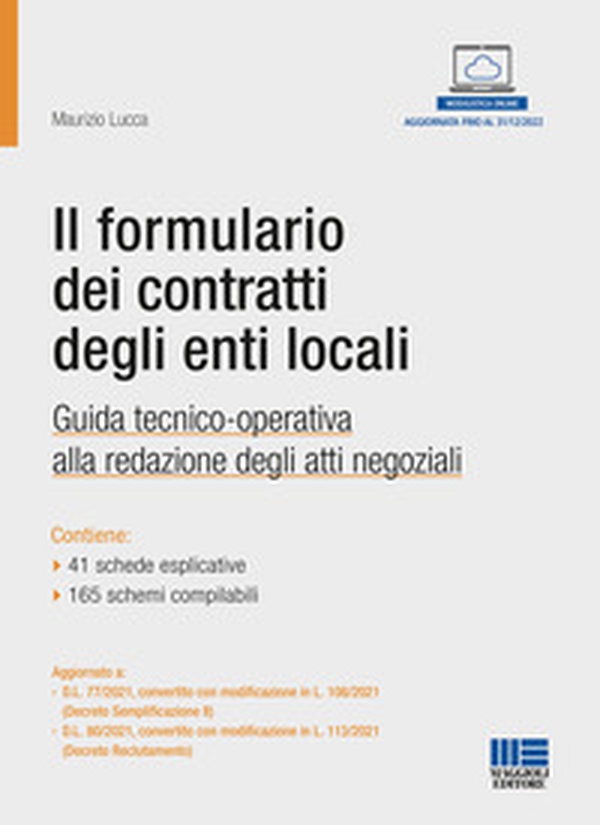 Il formulario dei contratti degli enti locali - Librerie.coop Il formulario dei contratti degli enti locali - Librerie.coop