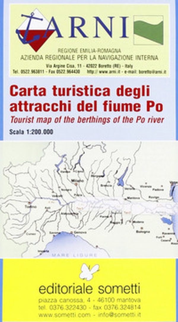 Carta turistica degli attracchi del fiume Po - Librerie.coop Carta turistica degli attracchi del fiume Po - Librerie.coop