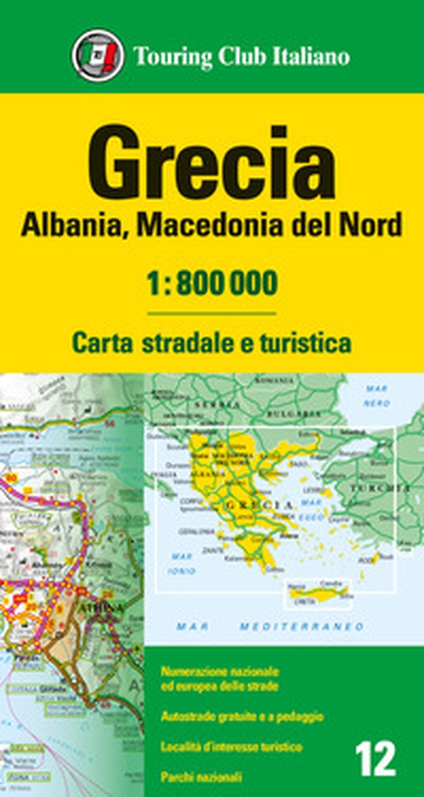 Grecia. Albania. Macedonia 1:800.000 - Librerie.coop Grecia. Albania. Macedonia 1:800.000 - Librerie.coop