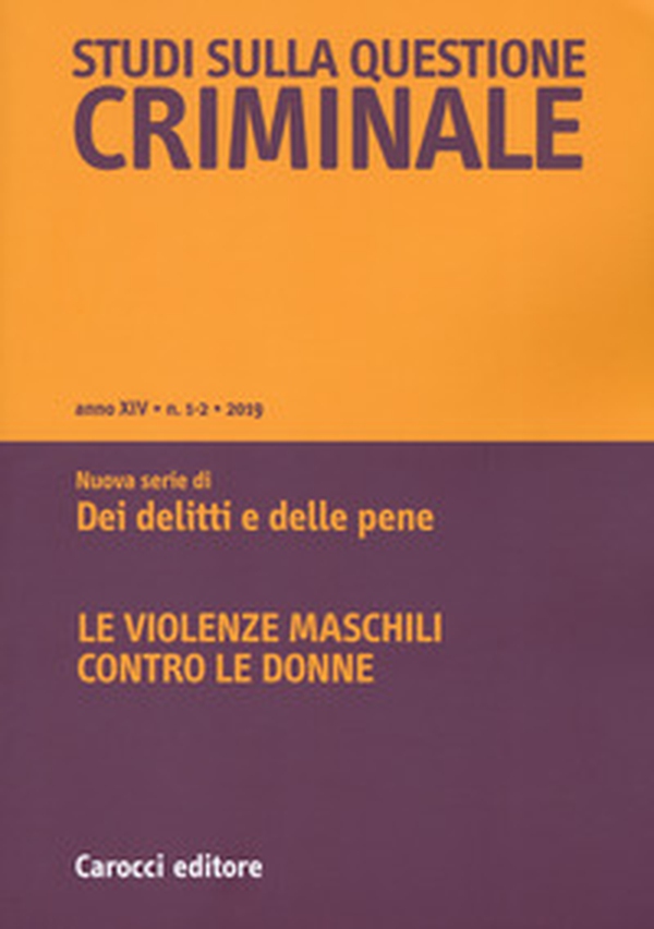 Studi sulla questione criminale - Vol. 1-2 - Librerie.coop Studi sulla questione criminale - Vol. 1-2 - Librerie.coop
