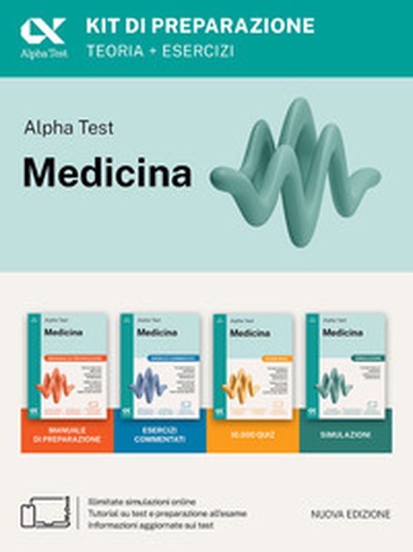Alpha Test Medicina. Kit di preparazione. Per l'ammissione ai corsi di laurea in Medicina, Odontoiatria e Veterinaria delle università statali. Nuova edizione con i quesiti della banca dati ufficiale 2024. Ediz. MyDesk - Librerie.coop Alpha Test Medicina. Kit di preparazione. Per l'ammissione ai corsi di laurea in Medicina, Odontoiatria e Veterinaria delle università statali. Nuova edizione con i quesiti della banca dati ufficiale 2024. Ediz. MyDesk - Librerie.coop