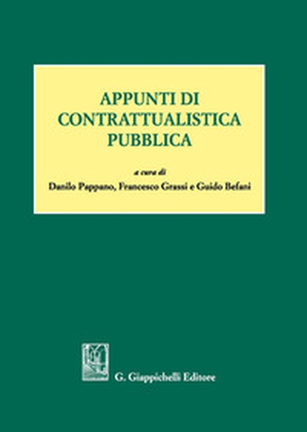 Appunti di contrattualistica pubblica - Librerie.coop Appunti di contrattualistica pubblica - Librerie.coop