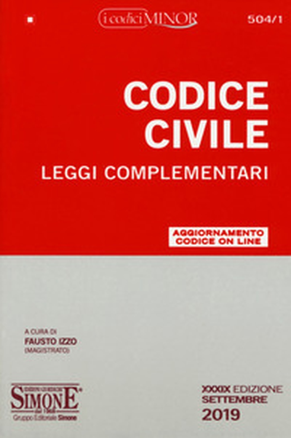 Codice civile e leggi complementari. Ediz. minor - Librerie.coop Codice civile e leggi complementari. Ediz. minor - Librerie.coop