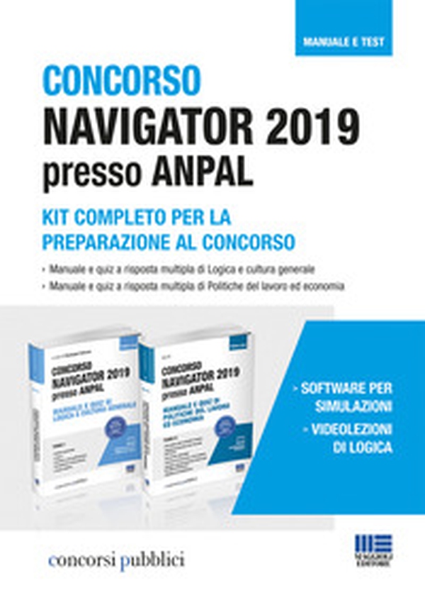 Concorso Navigator 2019 presso ANPAL. Kit completo per la preparazione al concorso - Librerie.coop Concorso Navigator 2019 presso ANPAL. Kit completo per la preparazione al concorso - Librerie.coop
