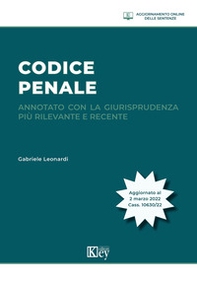Codice penale annotato con la giurisprudenza più rilevante e recente - Librerie.coop