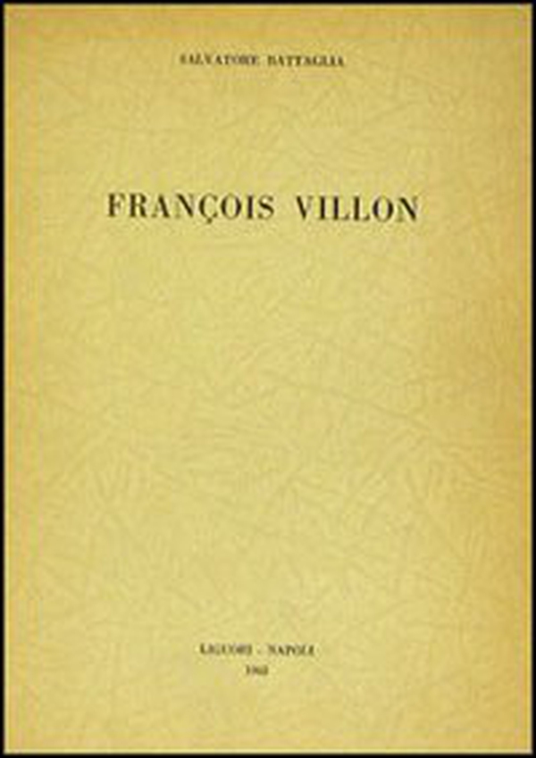 Francois Villon - Librerie.coop Francois Villon - Librerie.coop