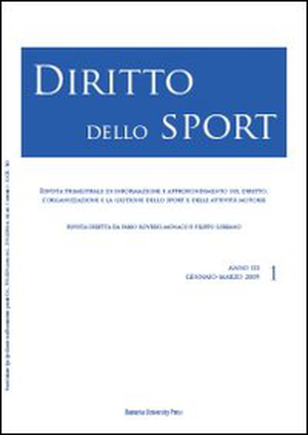 Diritto dello sport - Vol. 1 - Librerie.coop Diritto dello sport - Vol. 1 - Librerie.coop