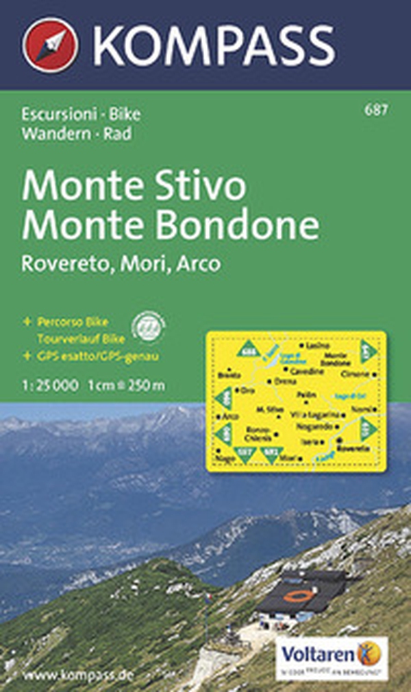 Carta escursionistica n. 687. Trentino, Veneto. Monte Stivo, Monte Bo ndone, Rovereto, Mori, Arco 1:25.000. Adatto a GPS. Digital map. DVD-ROM - Librerie.coop Carta escursionistica n. 687. Trentino, Veneto. Monte Stivo, Monte Bo ndone, Rovereto, Mori, Arco 1:25.000. Adatto a GPS. Digital map. DVD-ROM - Librerie.coop