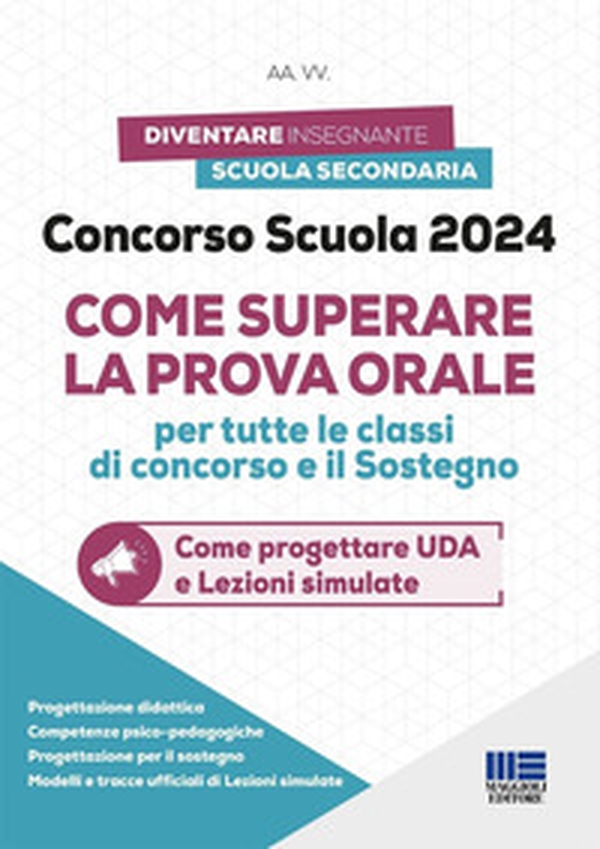 Concorso Scuola PNRR 2. Come superare la prova orale. Conforme al bando di 19.032 posti. Come progettare UDA e Lezioni simulate - Librerie.coop Concorso Scuola PNRR 2. Come superare la prova orale. Conforme al bando di 19.032 posti. Come progettare UDA e Lezioni simulate - Librerie.coop