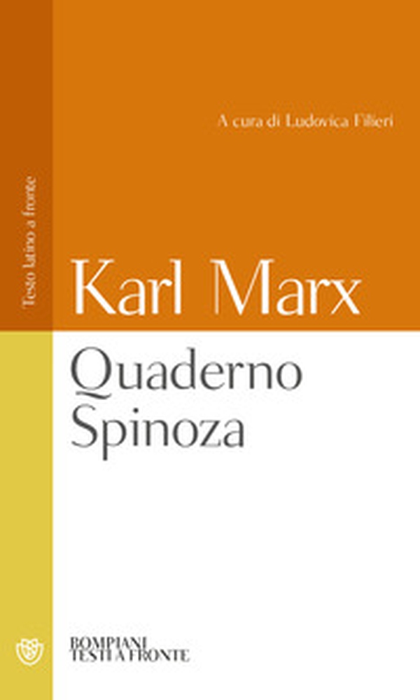 Quaderno Spinoza. Testo latino a fronte - Librerie.coop Quaderno Spinoza. Testo latino a fronte - Librerie.coop