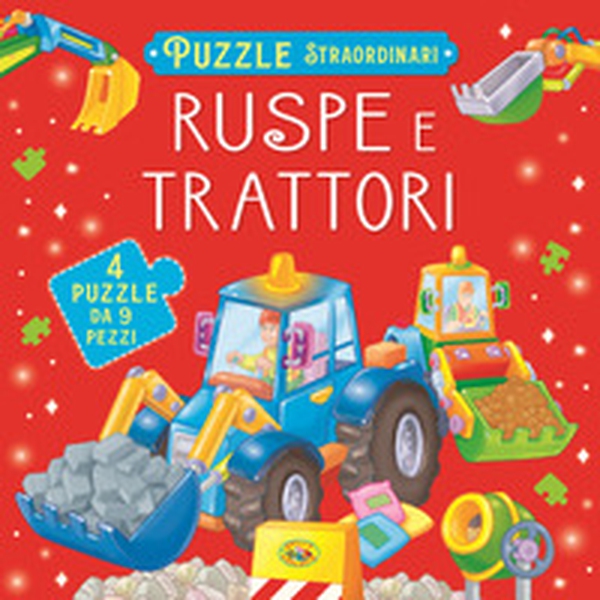 Ruspe e trattori. Libro puzzle. Ediz. a colori - Librerie.coop Ruspe e trattori. Libro puzzle. Ediz. a colori - Librerie.coop