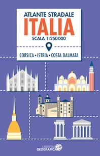 Atlante stradale Italia 1:250.000. Con Corsica, Istria e Costa dalmata - Librerie.coop