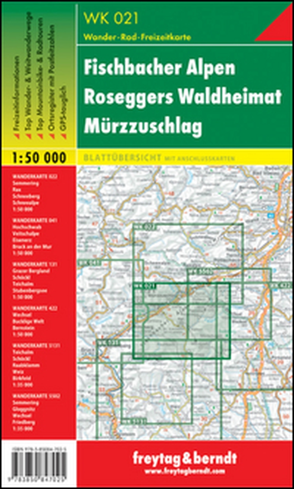 Fischbacher Alpen, Roseggers Waldheimat, Mürzzuschlag 1:50.000 - Librerie.coop Fischbacher Alpen, Roseggers Waldheimat, Mürzzuschlag 1:50.000 - Librerie.coop